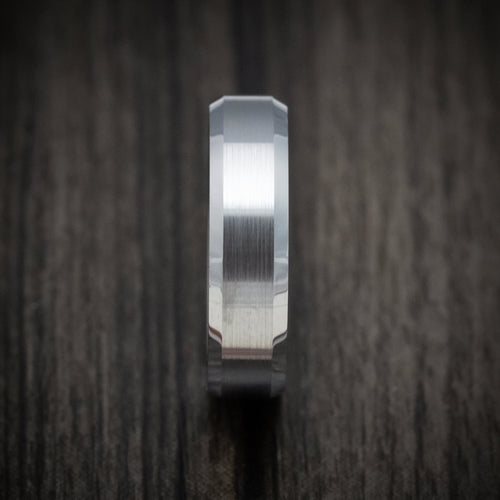 Echelon XVI - Tungsten Men's Wedding Ring with Satin Finish Band - view 3 - Nura Lab
