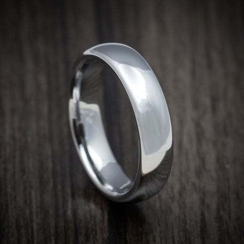 Commander XV - Tungsten Men's Wedding Ring with Polish Finish Band - Nura Lab