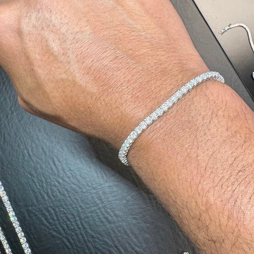 6CT Tennis Bracelet- Lab Moissanite Round Cut in Silver 925 Nura Lab