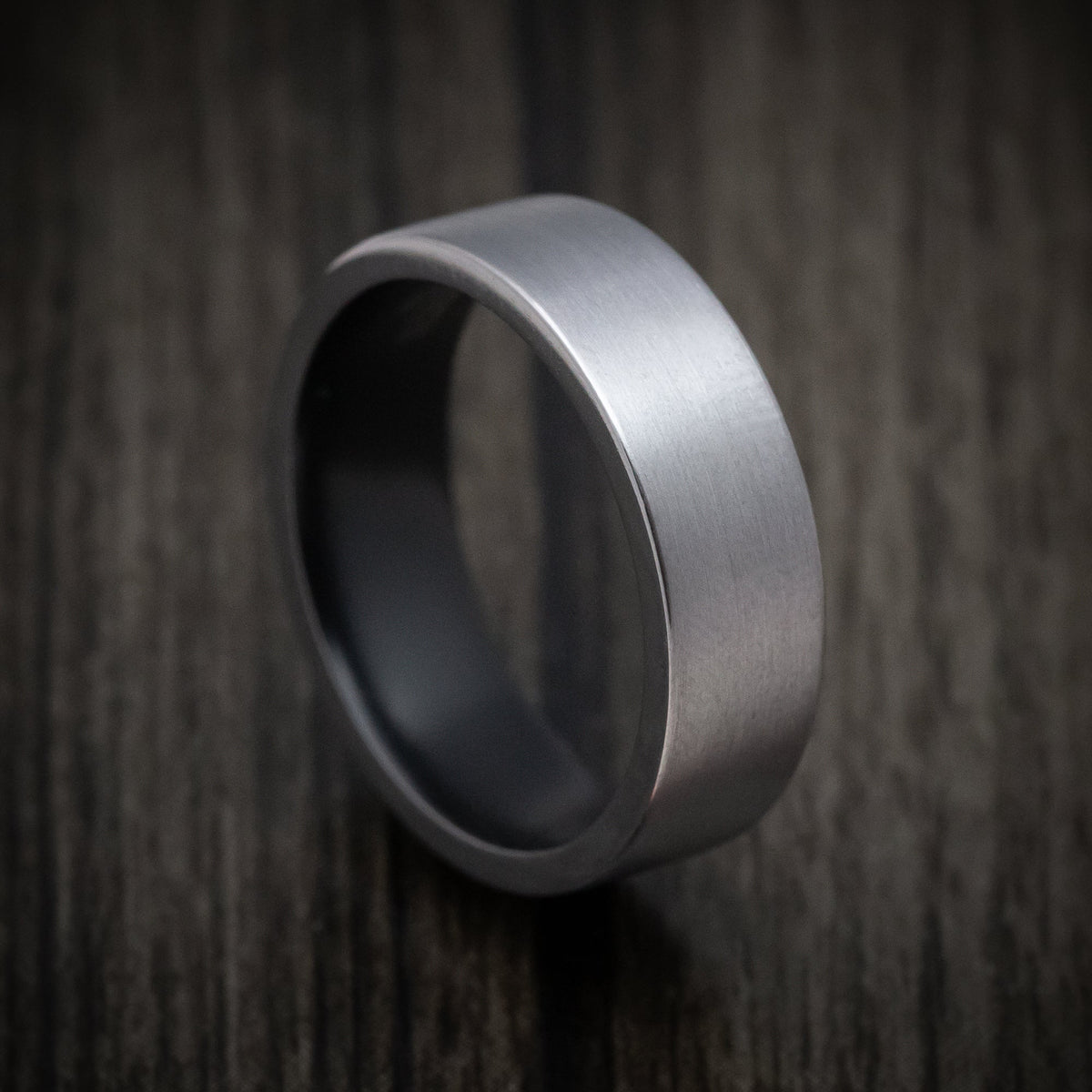 Onyx XIII - Tantalum Men's Wedding Ring with Cerakote Sleeve - Nura Lab