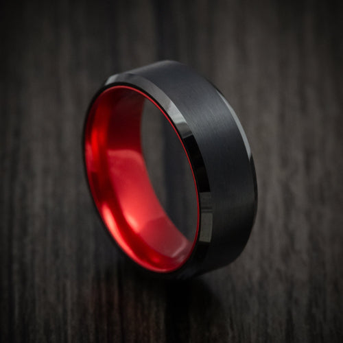 Augustus XV - Tungsten and Anodized Sleeve Wedding Ring - Nura Lab