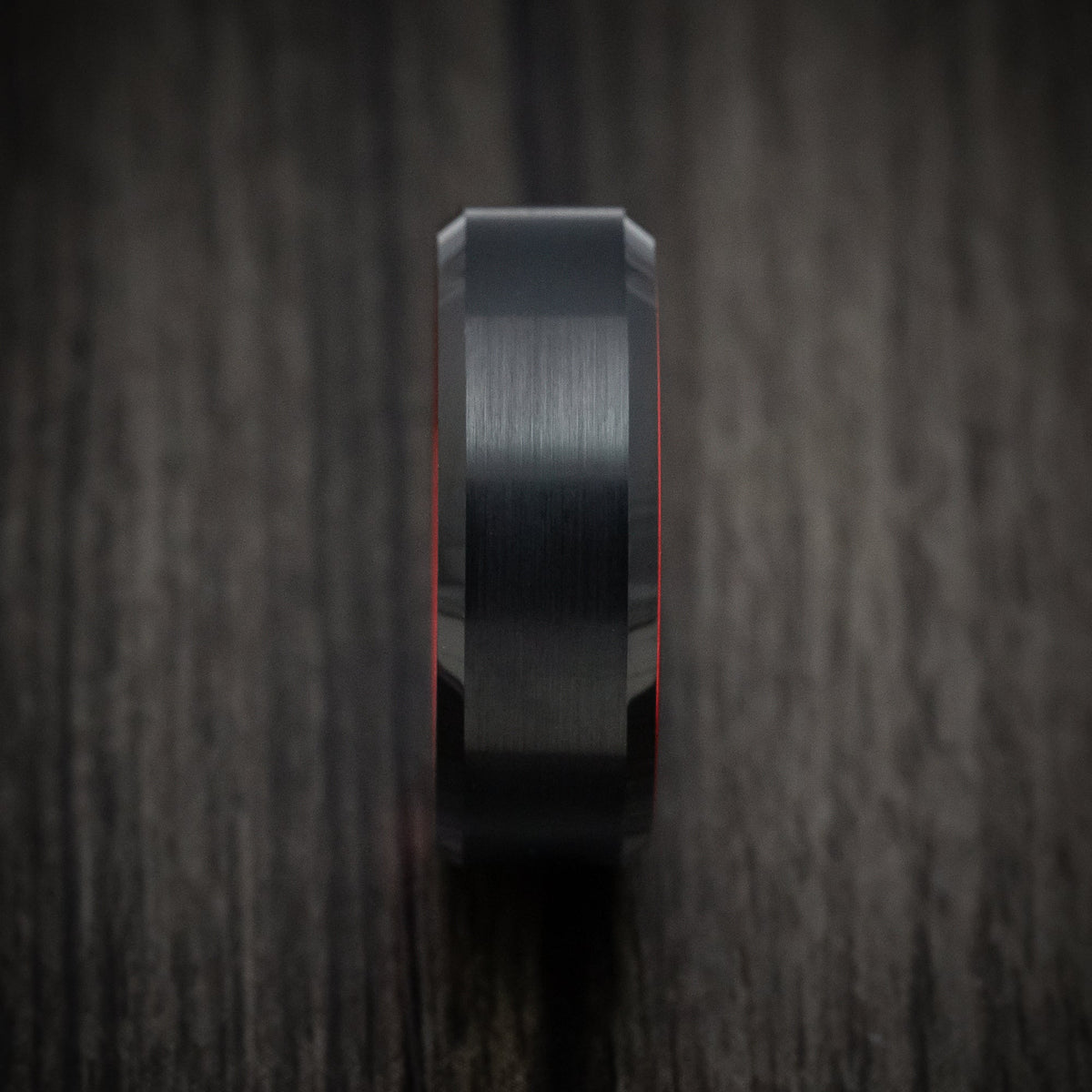 Augustus XV - Tungsten and Anodized Sleeve Wedding Ring - view 3 - Nura Lab