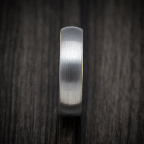 Kauri XV - Tungsten Men's Wedding Ring with Golden Tungsten Sleeve Band - view 3 - Nura Lab