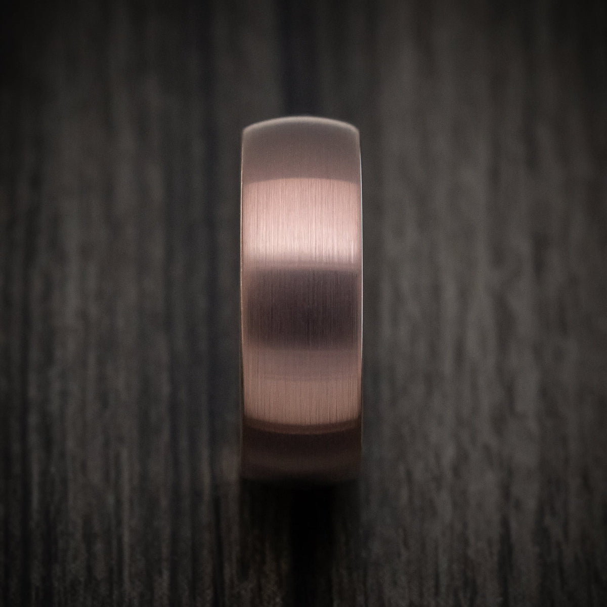 Voyager XV - Chocolate Tungsten Men's Wedding Ring with Golden Tungsten Sleeve - view 3 - Nura Lab