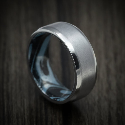 Hunter XIII - Tantalum and SpectraMokume Sleeve Wedding Ring - Nura Lab