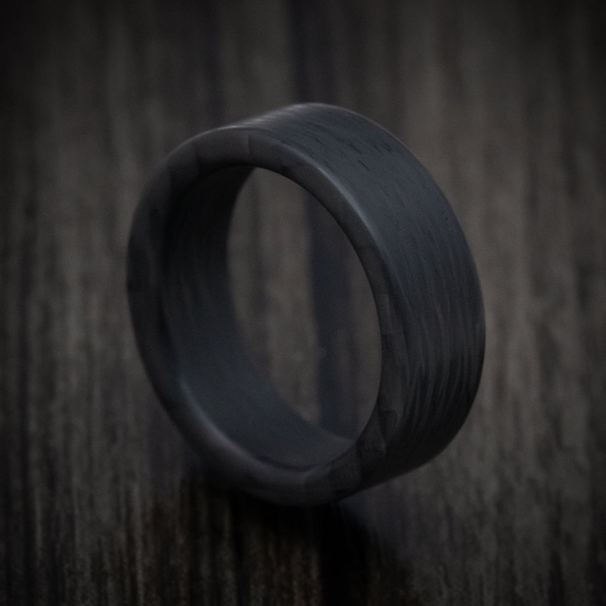 Kodiak XIV - Side-Cut Carbon Fiber Men's Wedding Ring - Nura Lab