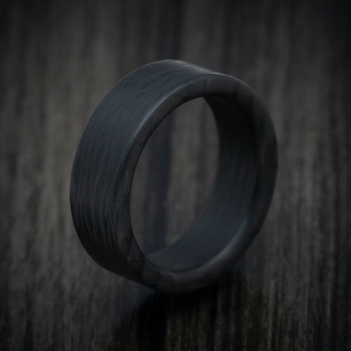Kodiak XIV - Side-Cut Carbon Fiber Men's Wedding Ring - view 4 - Nura Lab