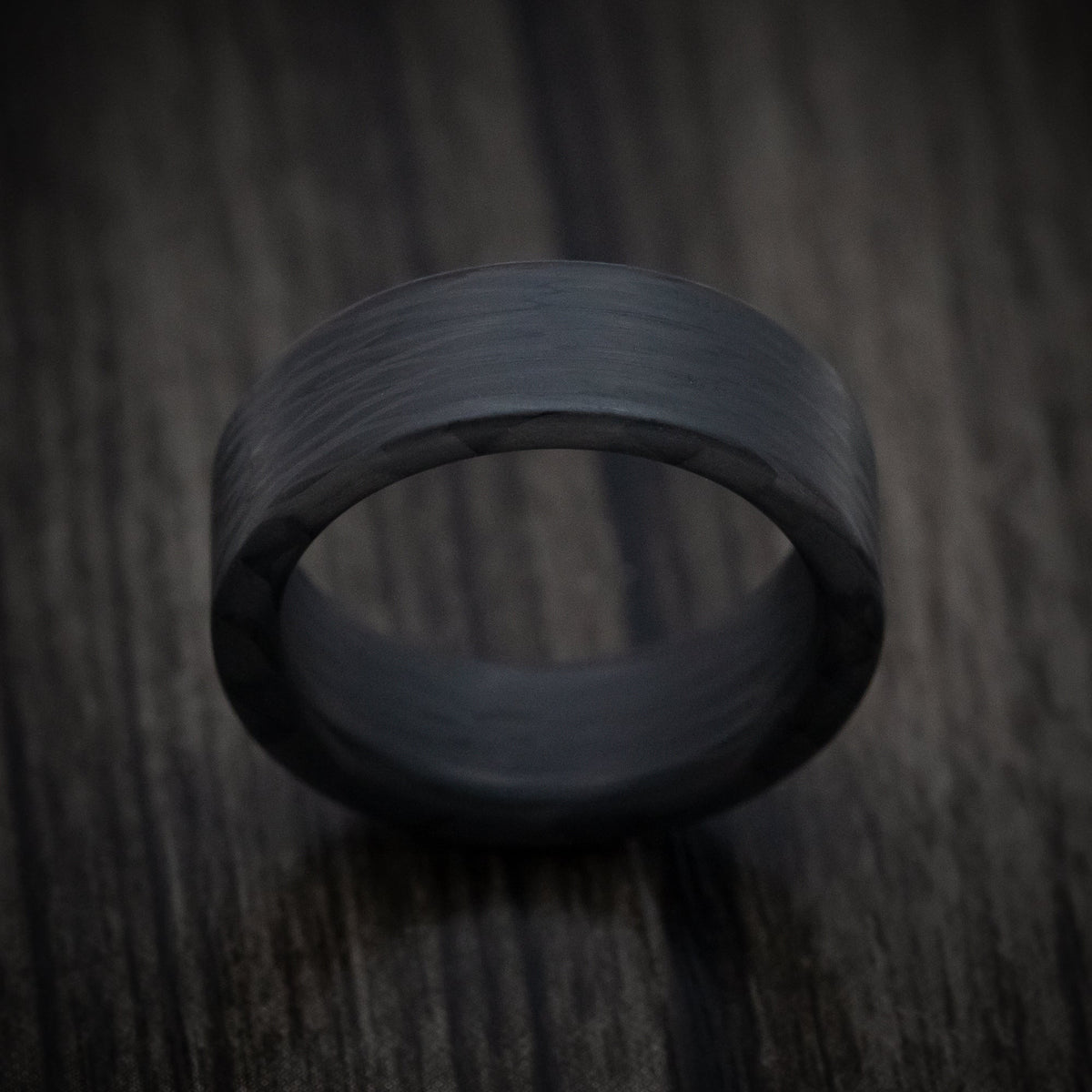 Kodiak XIV - Side-Cut Carbon Fiber Men's Wedding Ring - view 2 - Nura Lab