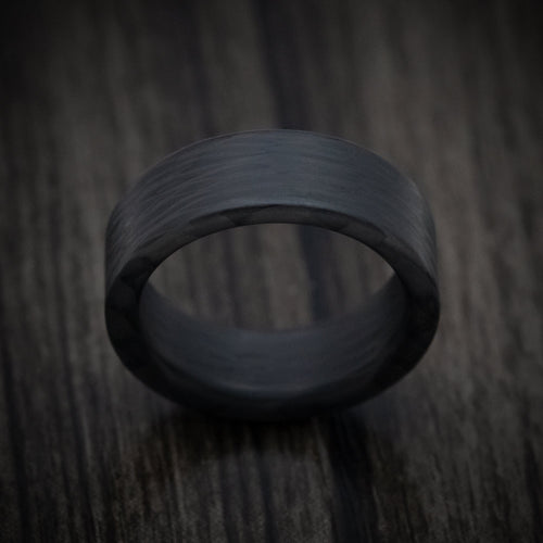 Kodiak XIV - Side-Cut Carbon Fiber Men's Wedding Ring - view 2 - Nura Lab