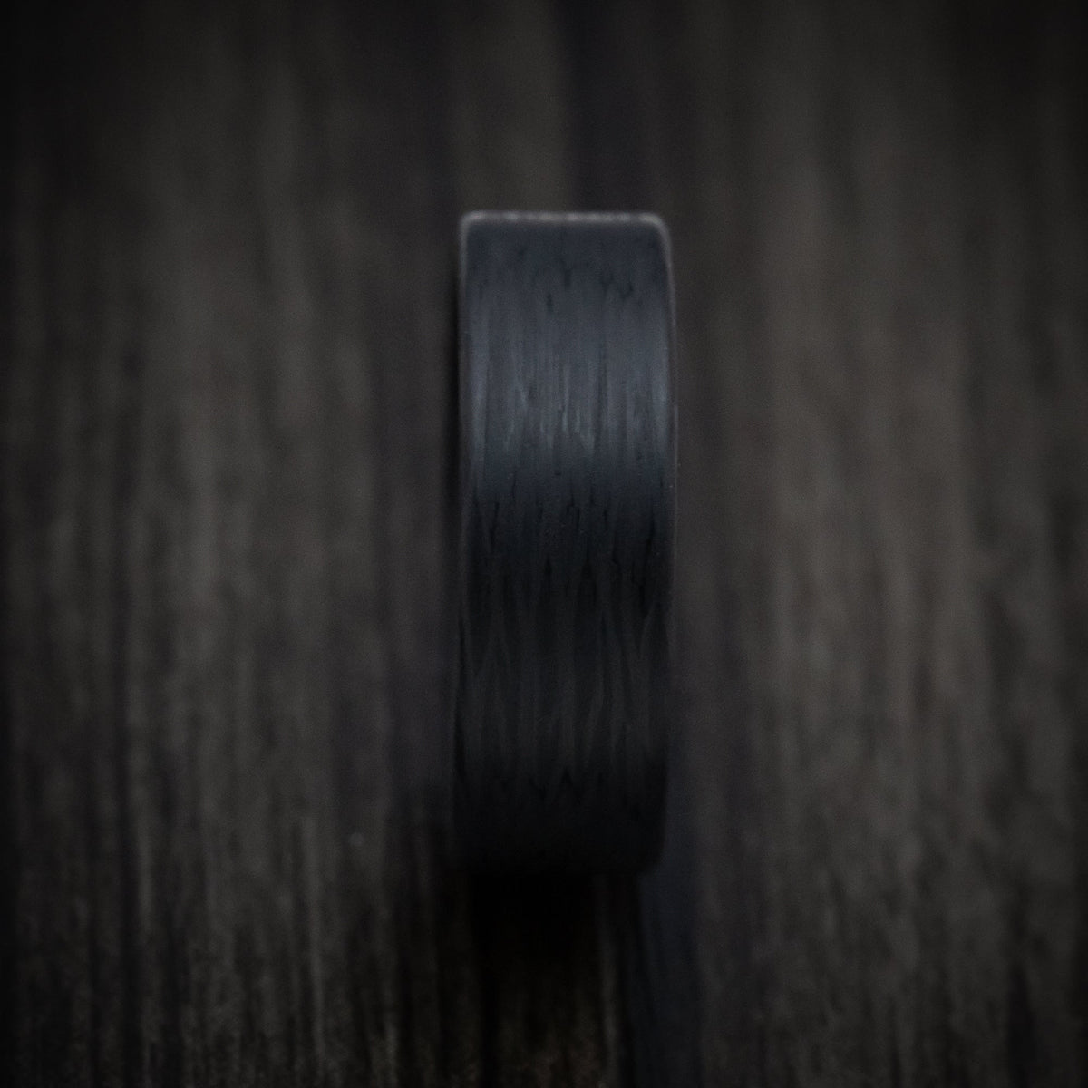Kodiak XIV - Side-Cut Carbon Fiber Men's Wedding Ring - view 3 - Nura Lab