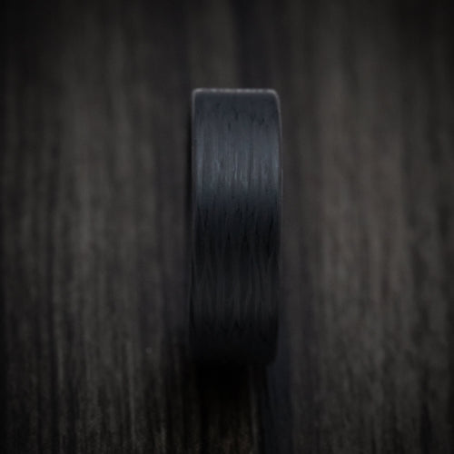 Kodiak XIV - Side-Cut Carbon Fiber Men's Wedding Ring - view 3 - Nura Lab