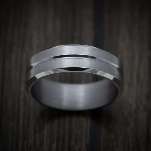 Navigator XIII - Tantalum Band with Satin Finish Men's Wedding Ring - view 2 - Nura Lab