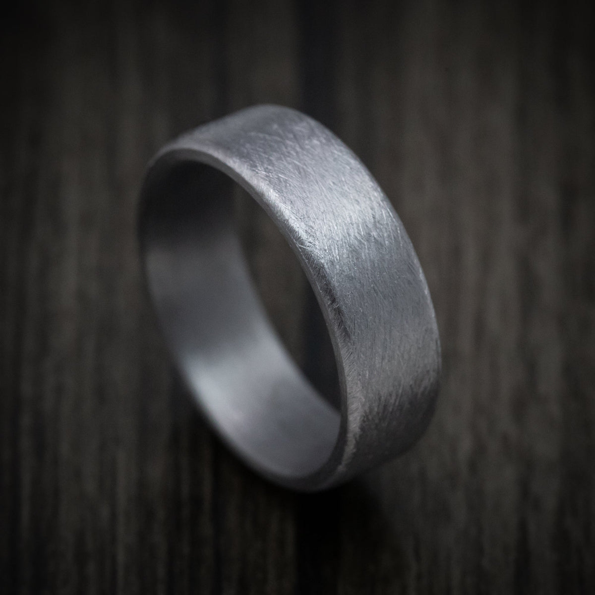 Ember XIV - Tantalum Band with Distressed Finish Men's Wedding Ring - Nura Lab