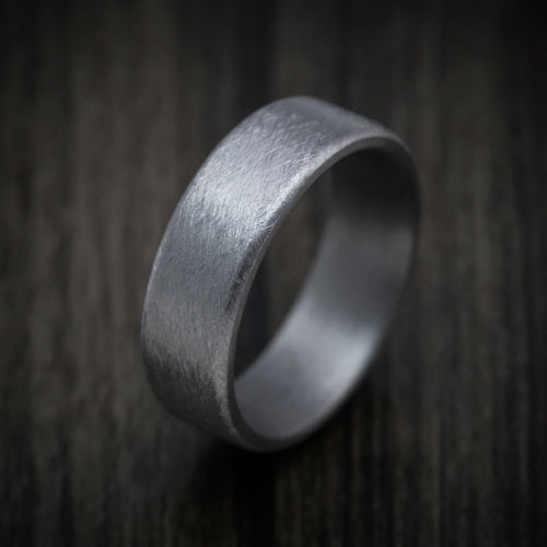 Ember XIV - Tantalum Band with Distressed Finish Men's Wedding Ring - view 4 - Nura Lab