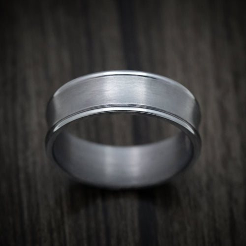 North XIV - Concave Tantalum Band with Satin Finish Men's Wedding Ring - view 2 - Nura Lab