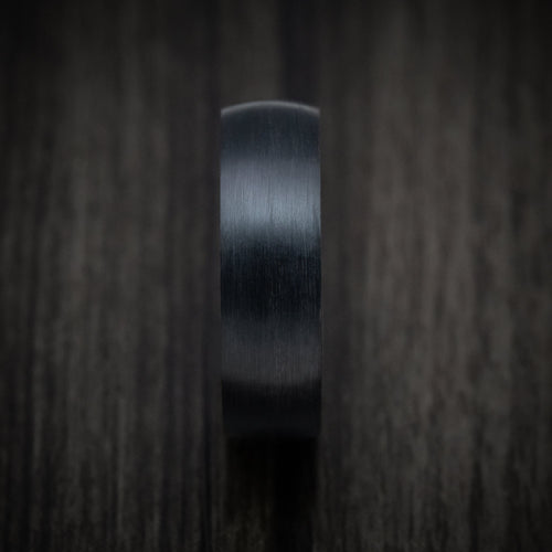 Obsidian XIV - Carbon Fiber Band with Tantalum Sleeve Men's Wedding Ring - view 3 - Nura Lab