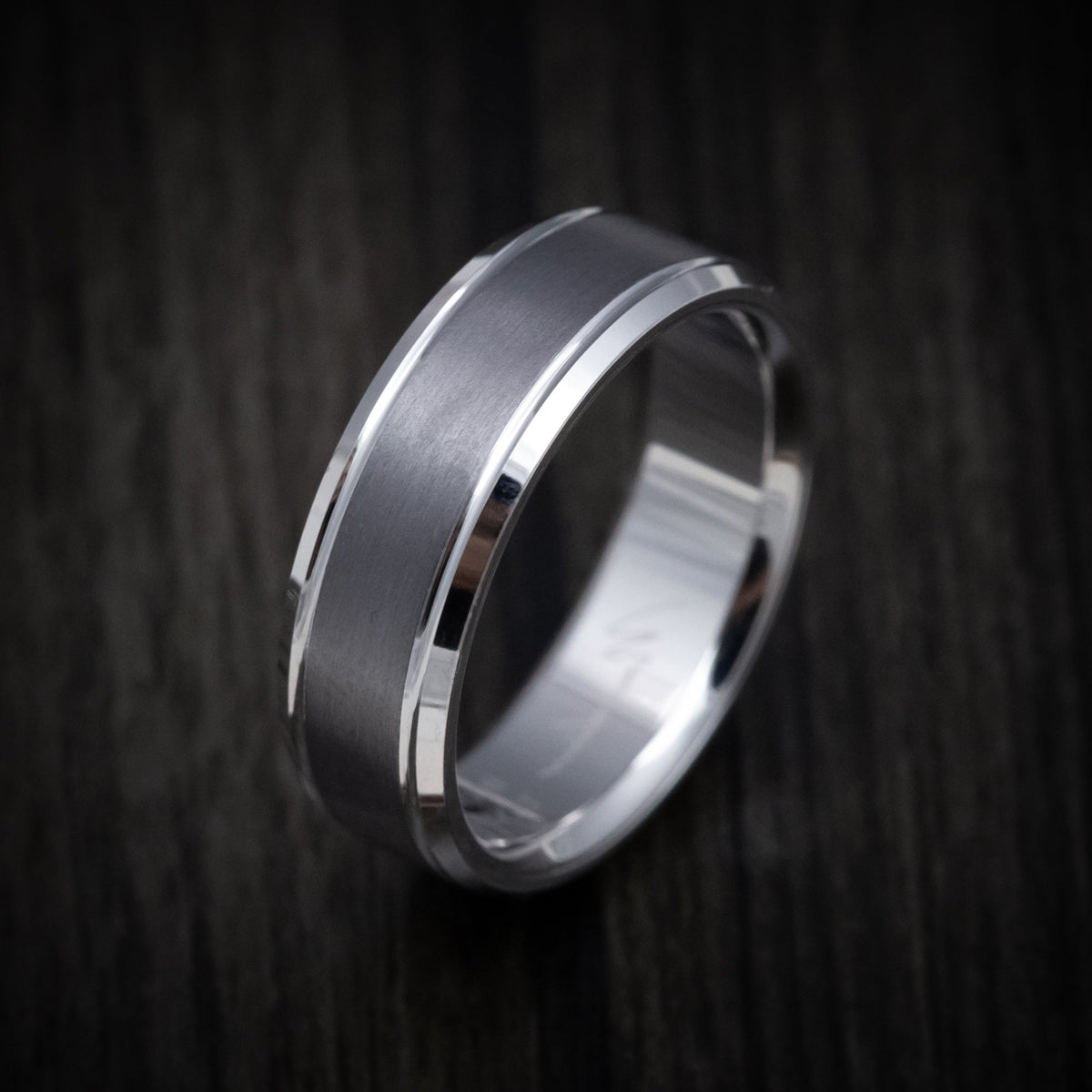 Sterling XIII - 14K Gold and Tantalum Men's Wedding Ring - view 3 - Nura Lab