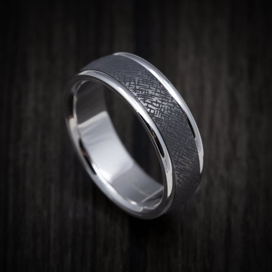 Heritage XIII - 14K Gold and Tantalum Men's Wedding Ring - Nura Lab