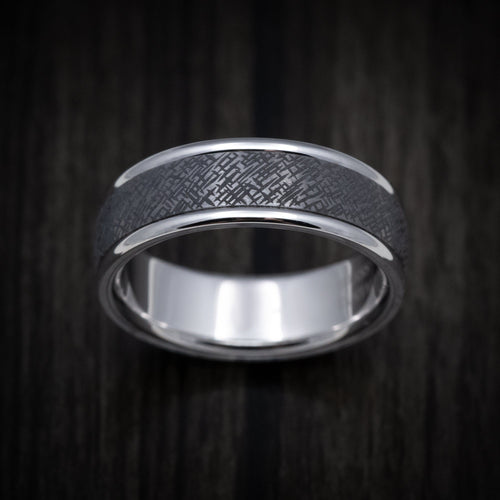 Heritage XIII - 14K Gold and Tantalum Men's Wedding Ring - view 2 - Nura Lab