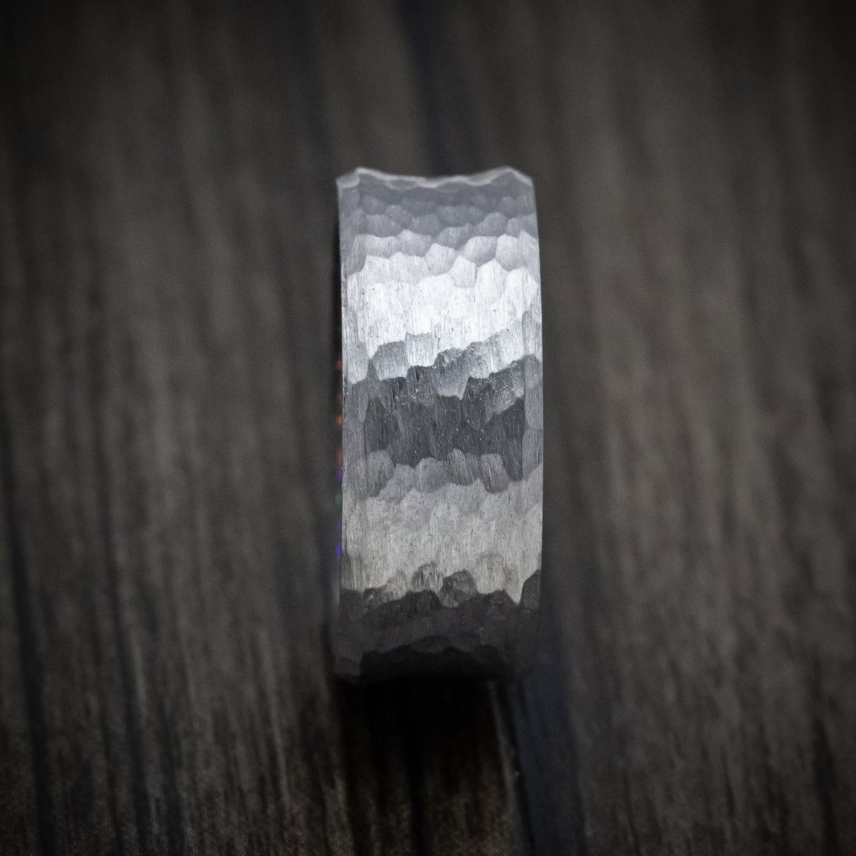 Solstice XIII - Tantalum and Dichrolam Sleeve Men's Wedding Ring Band - view 3 - Nura Lab