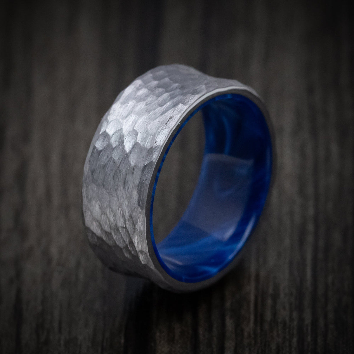 Ironwood XIV - Tantalum and Juma Sleeve Men's Wedding Ring Band - view 4 - Nura Lab