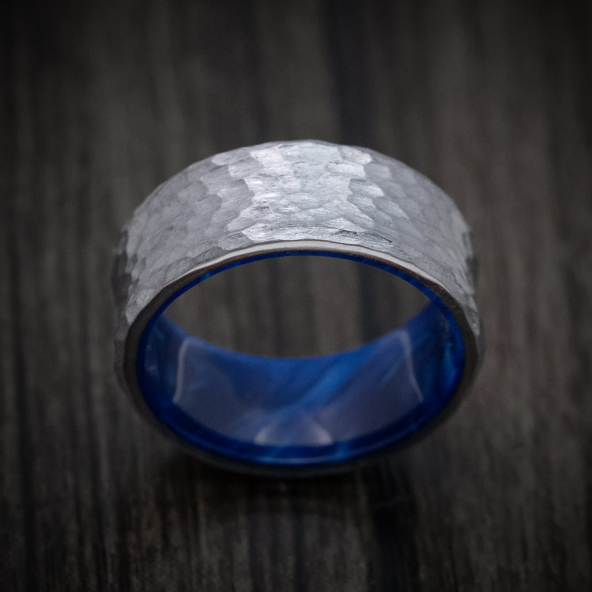 Ironwood XIV - Tantalum and Juma Sleeve Men's Wedding Ring Band - view 2 - Nura Lab