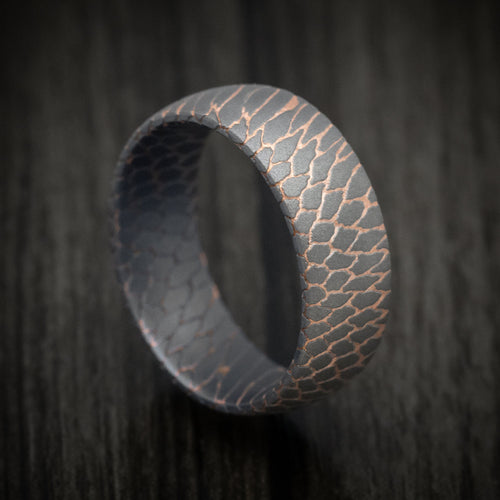 Stronghold V - Superconductor Men's Wedding Ring Titanium-Niobium And Copper Band - Nura Lab