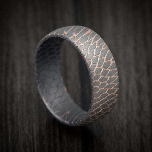 Stronghold V - Superconductor Men's Wedding Ring Titanium-Niobium And Copper Band - Nura Lab