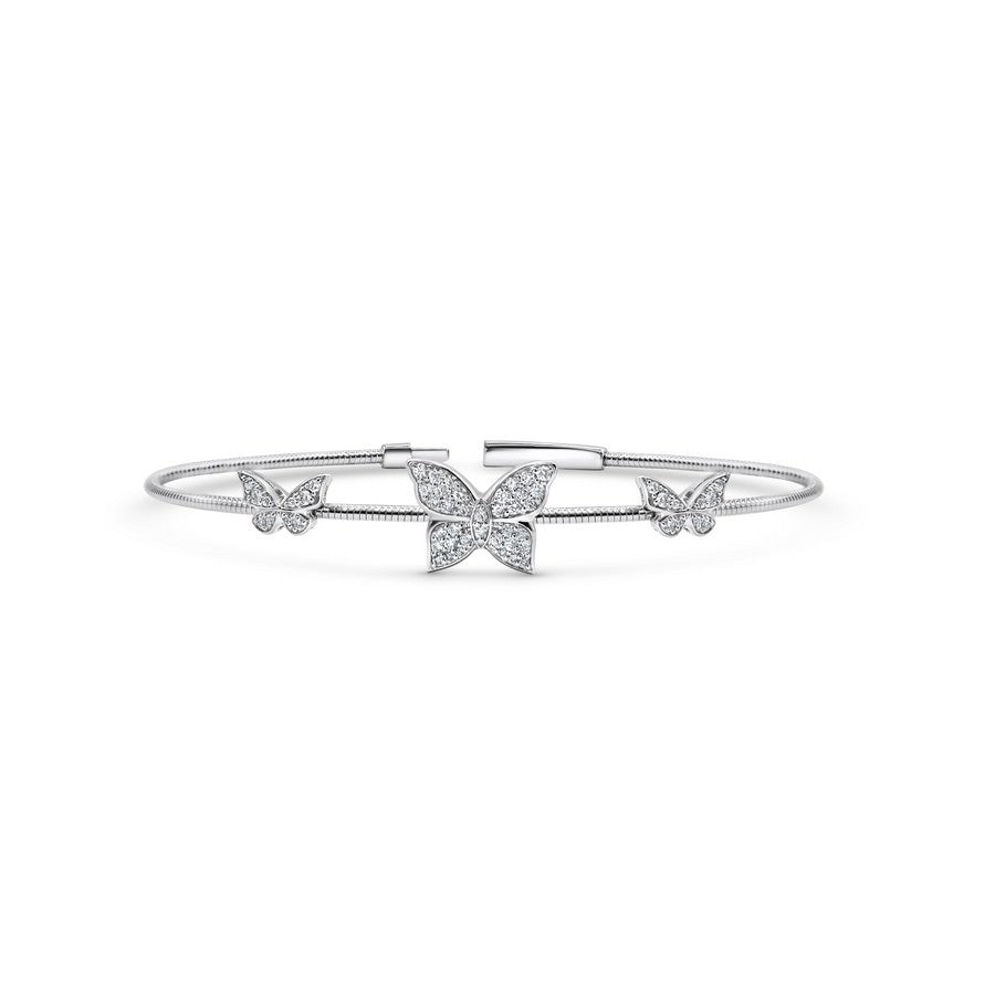 Butterfly Flex Bangle – Lab-Grown Diamond