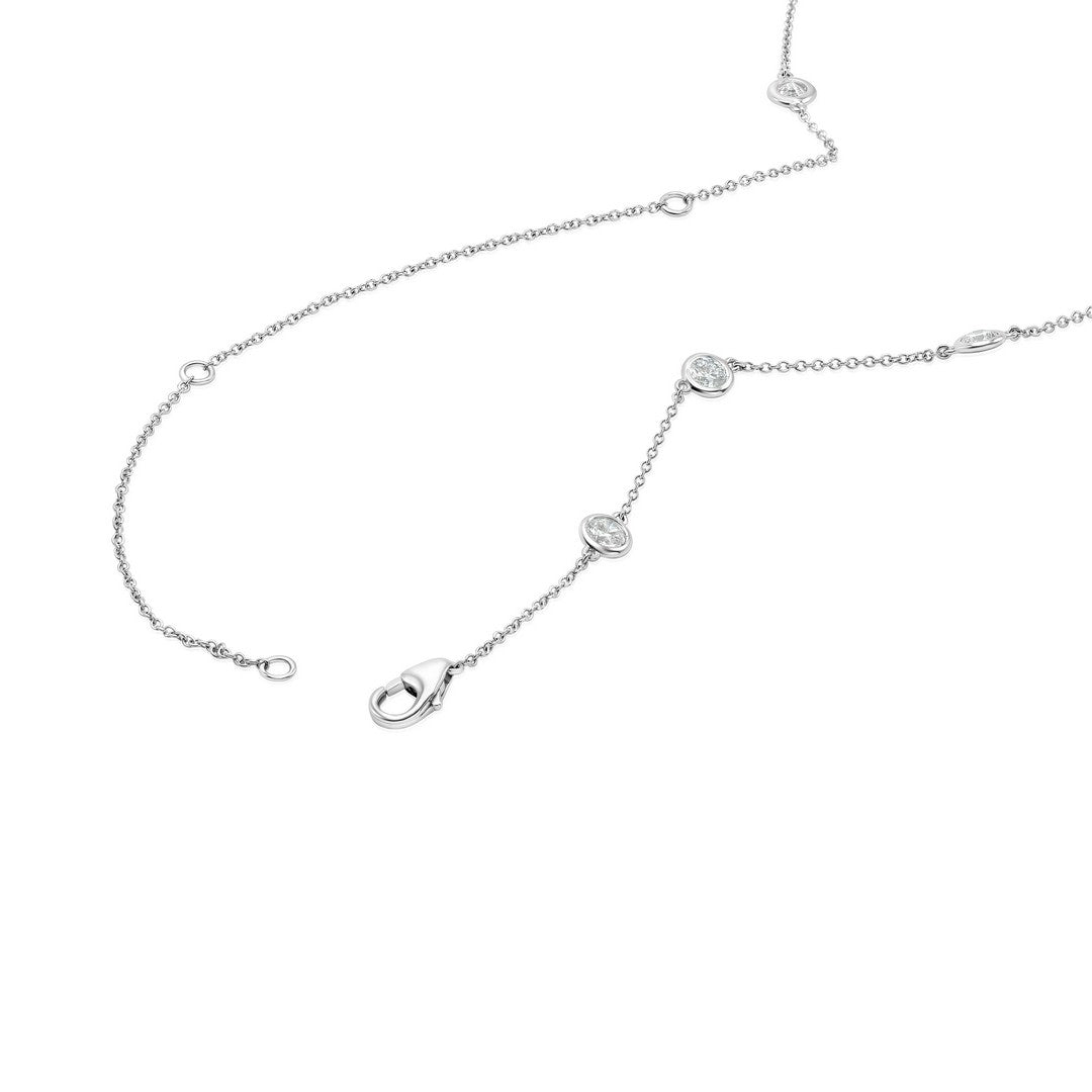 2 Carat Diamonds by the Yard Necklace 14K Gold