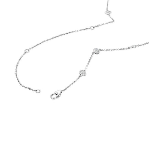 2 Carat Diamonds by the Yard Necklace 14K Gold Nura Lab