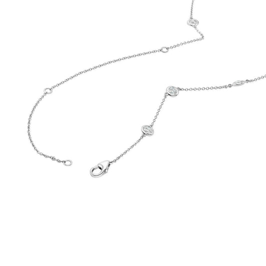 2 Carat Diamonds by the Yard Necklace 14K Gold