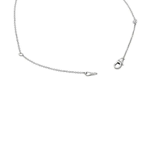 0.50Ct Diamonds by the Yard Necklace 14K Nura Lab