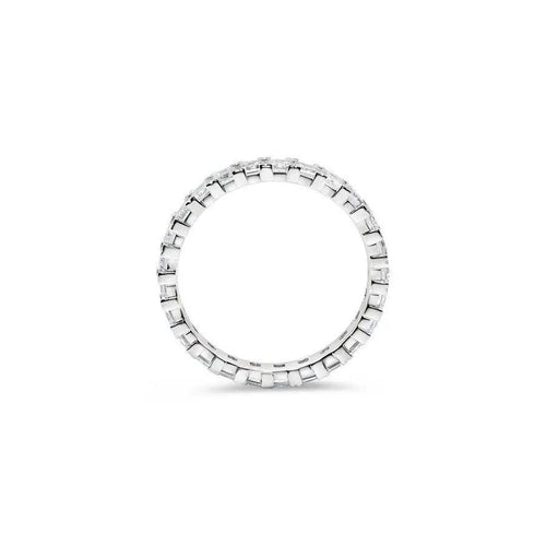 2.5 Carat Emerald Eternity Anniversary Band Nura Lab