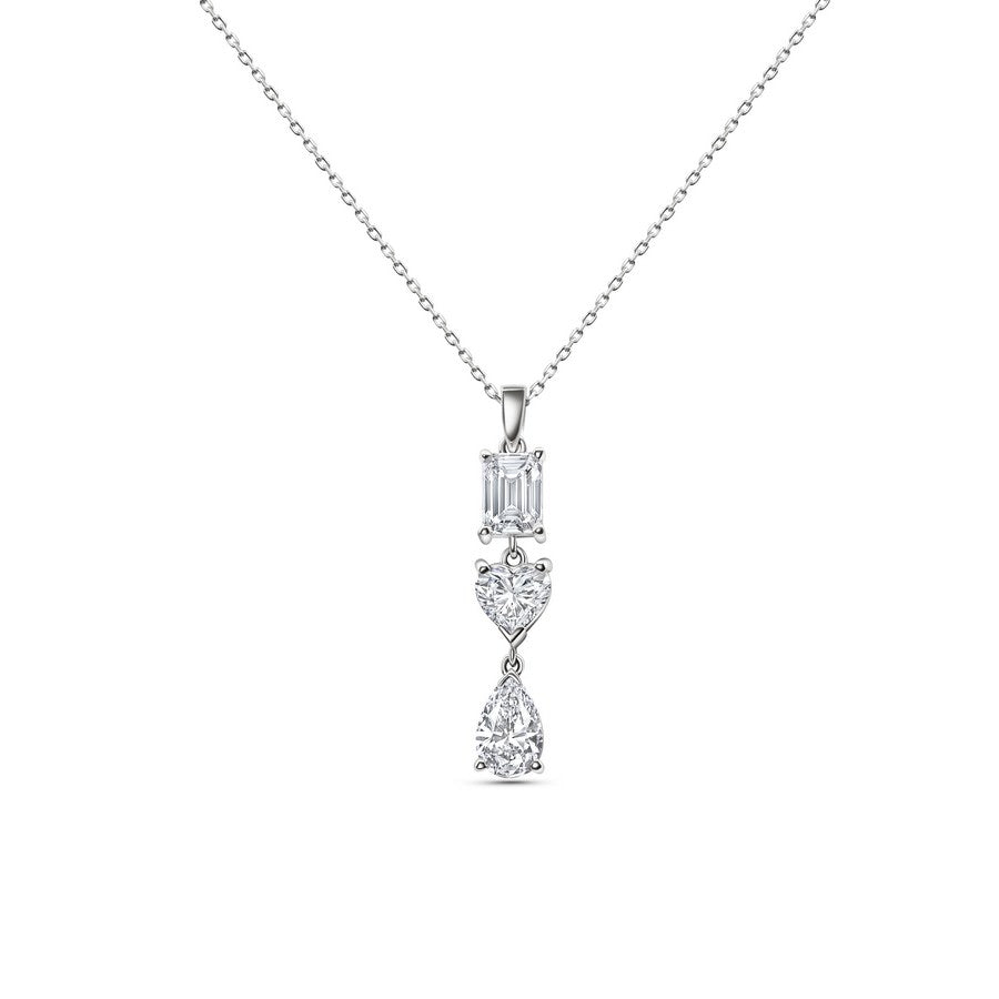 3 Carat Lab-Grown Diamond Forever Yours Drop Pendant