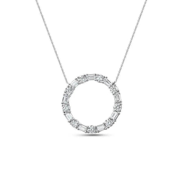 4.5CT Unity Circle Necklace