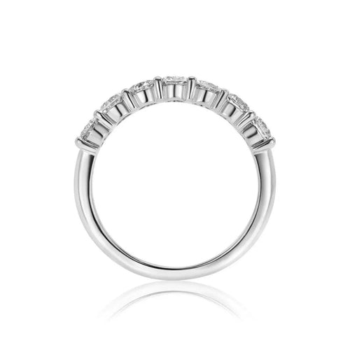 1 Carat Seven-Stone Round Anniversary Band Nura Lab