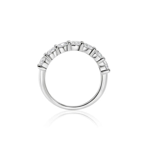 2 Carat Seven-Stone Round Anniversary Band Nura Lab