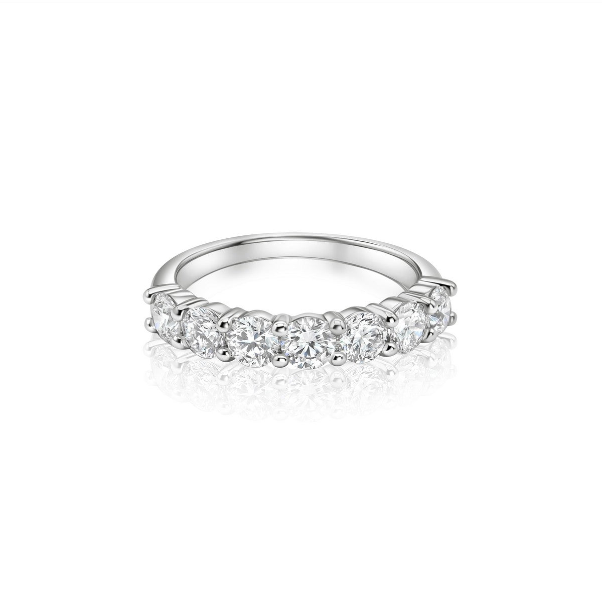2 Carat Seven-Stone Round Anniversary Band