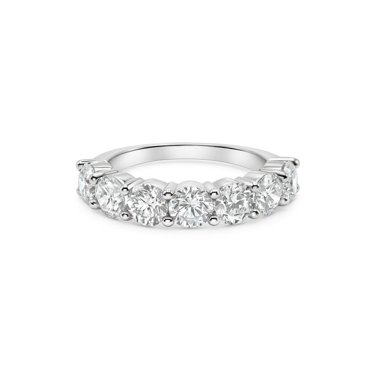 3 Carat Seven-Stone Round Anniversary Band