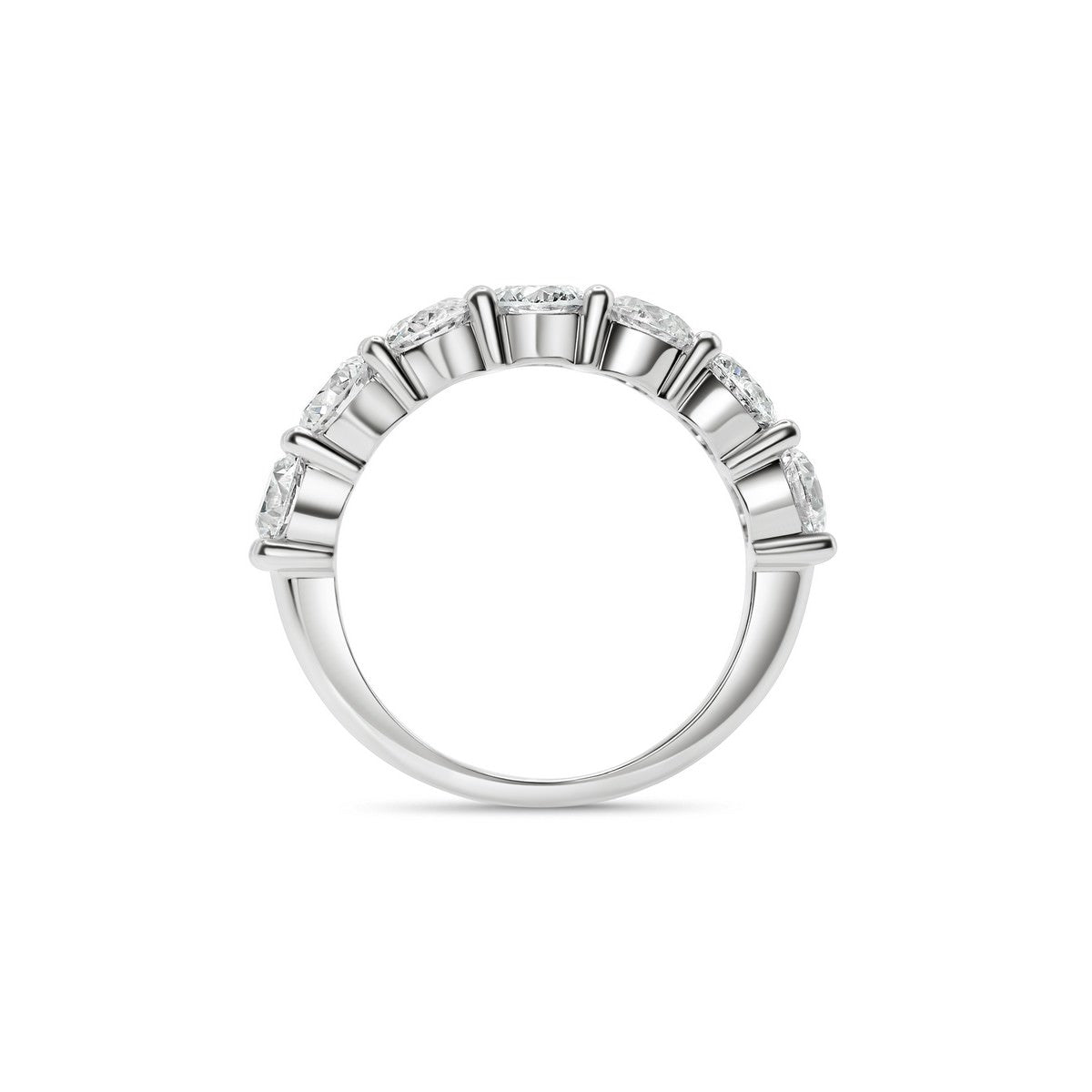 3 Carat Seven-Stone Round Anniversary Band