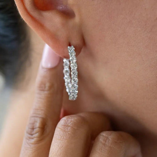 5CT Huggie Earrings 23.5 mm Nura Lab