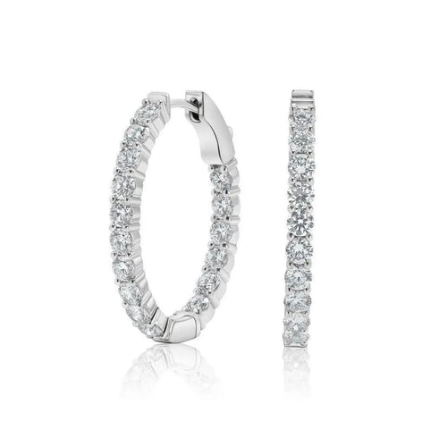 3CT Oval Small Hoops Nura Lab