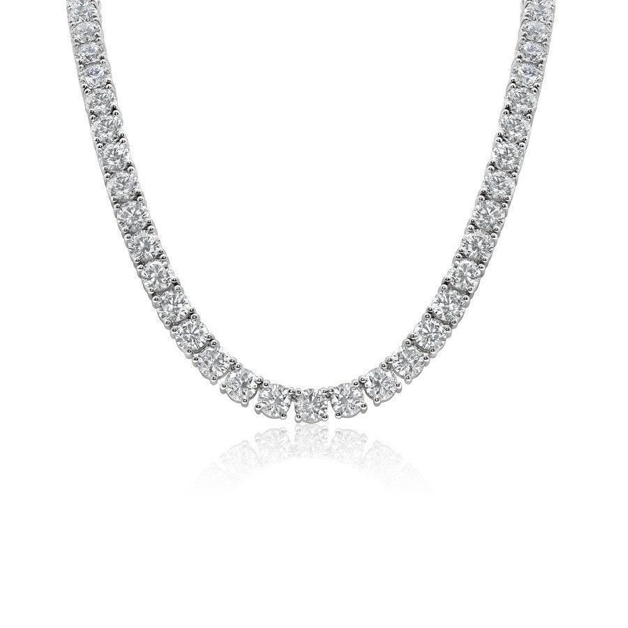 Nura Lab 80 carat tennis bracelet with 64 1.25ct lab-grown diamonds (VS clarity, F colour) set in 14K yellow gold, also available in 14K white gold.
