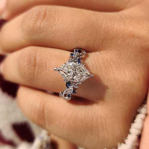 Elodie Hope - Dutch Marquise Diamond Ring in Cluster Setting