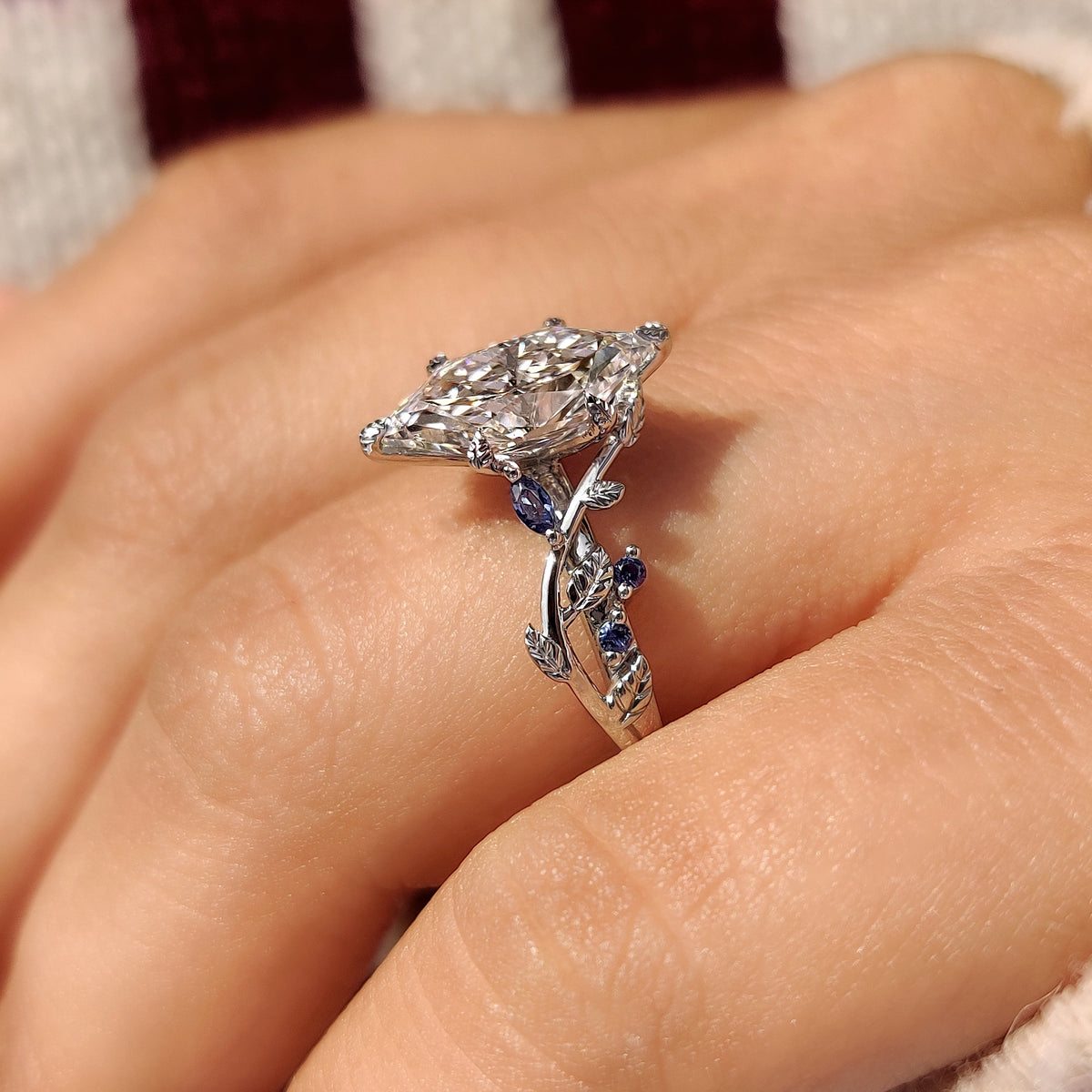 Elodie Hope - Dutch Marquise Diamond Ring in Cluster Setting