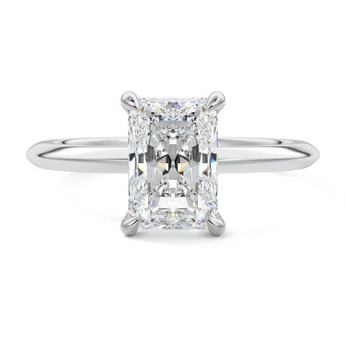 Sonia - Radiant Platinum Lab Grown Diamond Engagement Ring | Nura Lab