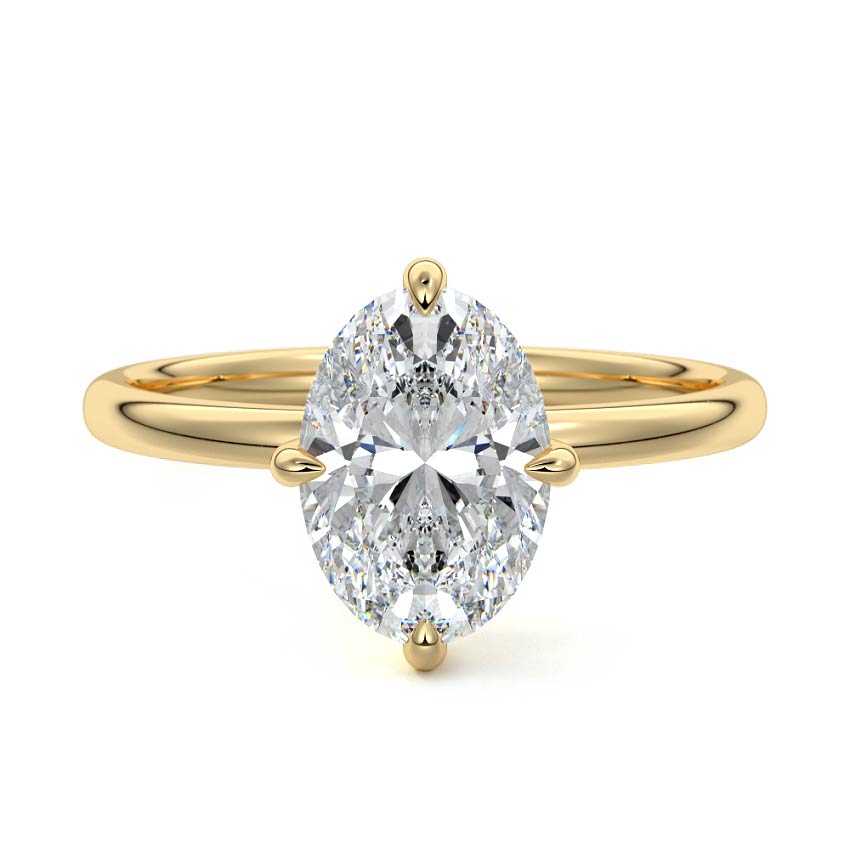 Beatrix - Pear Platinum Lab Grown Diamond Engagement Ring | Nura Lab