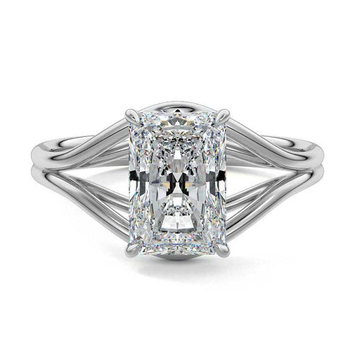 Irina - Radiant White Gold Lab Grown Diamond Engagement Ring | Nura Lab