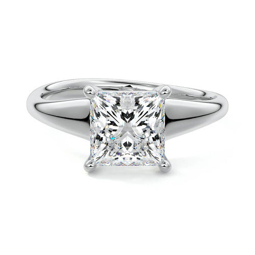 Maia - Princess Platinum Lab Grown Diamond Engagement Ring | Nura Lab